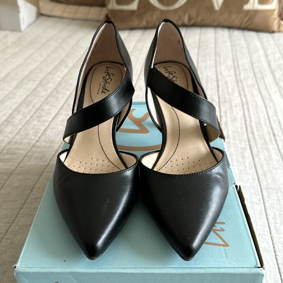 LIFE STRIDE | Heels Suki Black Vinci Strap SZ 8.5 - Picture 2 of 10